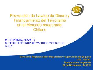 Prevención de Lavado de Dinero y Financiamiento del Terrorismo en el Mercado Asegurador Chileno