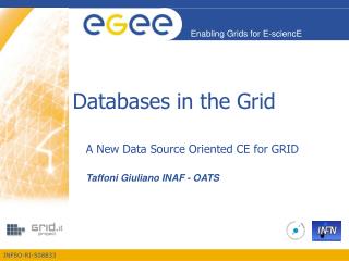 Databases in the Grid