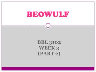 BEOWULF