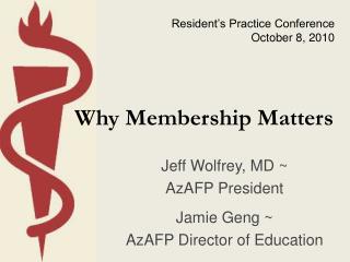 Why Membership Matters