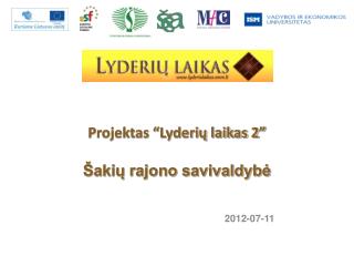 Projektas “Lyderių laikas 2” Šakių rajono savivaldybė