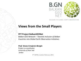 5 th GEPW, London February 2011