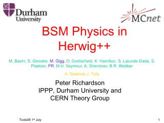 BSM Physics in Herwig++