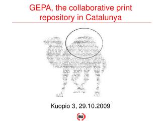 GEPA, the collaborative print repository in Catalunya