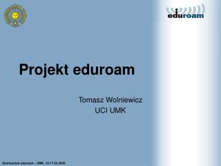 Projekt eduroam
