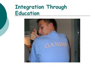 Integration Through Education