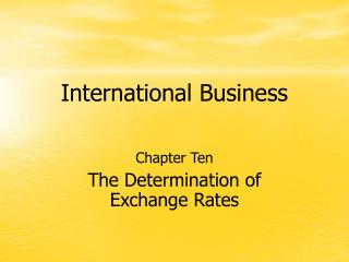 International Business