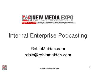 Internal Enterprise Podcasting