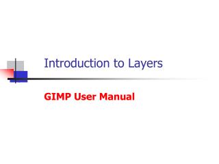Introduction to Layers