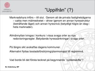 ”Uppifrån” (?)