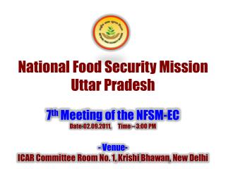 National Food Security Mission Uttar Pradesh