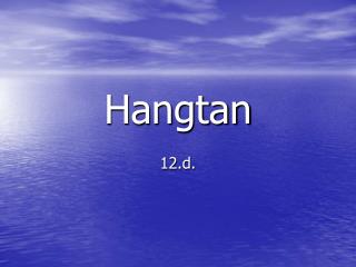 Hangtan