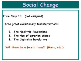 Social Change
