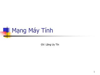 Mạng Máy Tính