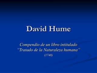 David Hume