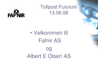 Tollpost Futurum 13.06.08