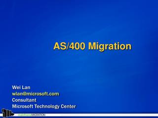 AS/400 Migration