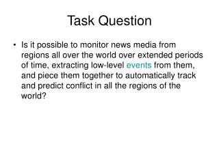 Task Question