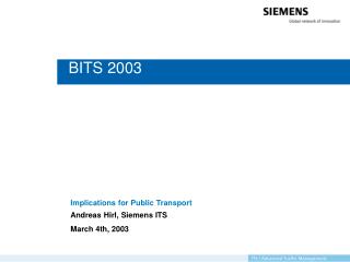 BITS 2003