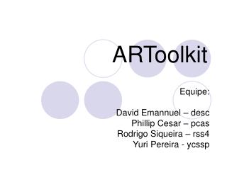 ARToolkit