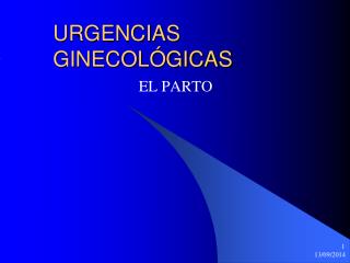 URGENCIAS GINECOLÓGICAS