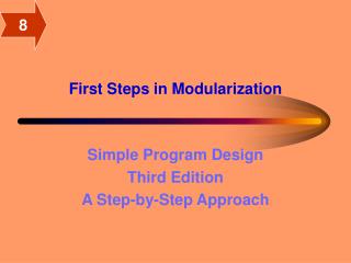 First Steps in Modularization