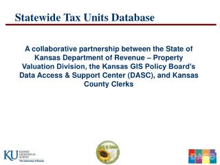 Statewide Tax Units Database