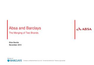 Absa and Barclays