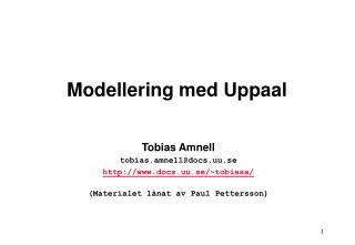 Modellering med Uppaal