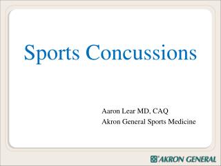 PPT - Sports Concussions PowerPoint Presentation, Free Download - ID ...