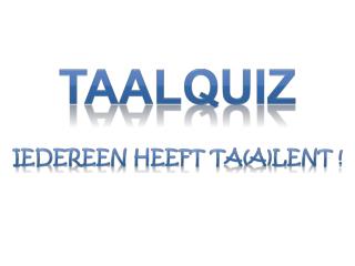 Taalquiz