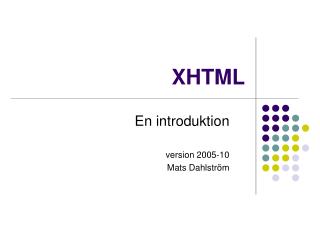 XHTML