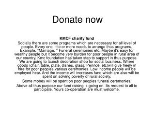 Donate now