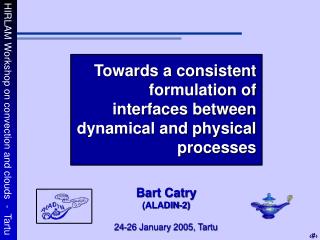 Towards a consistent formulation of interfaces between dynamical and physical processes