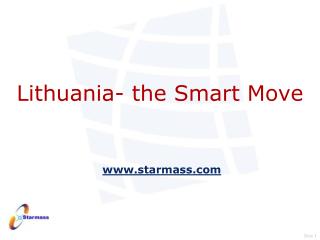 Lithuania- the Smart Move starmass