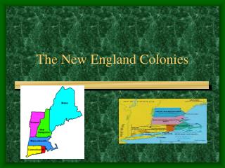 The New England Colonies