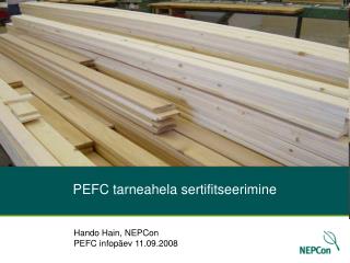 PEFC tarneahela sertifitseerimine