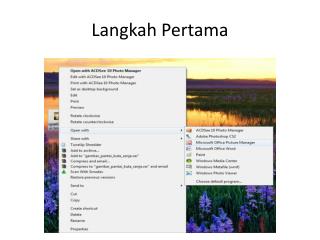 Langkah Pertama