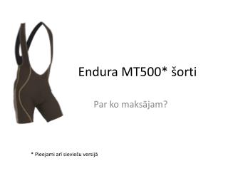 Endura MT500* šorti