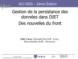 ACI GDS – 2ème Édition