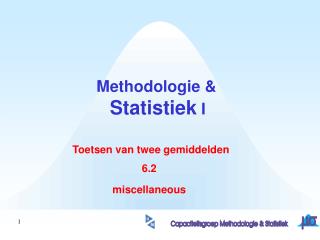 Methodologie &amp; Statistiek I