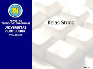 Kelas String