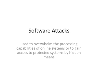Software Attacks