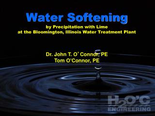 Water Softening by Precipitation with Lime at the Bloomington, Illinois Water Treatment Plant