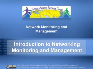 Introduction to Networking Monitoring and Management