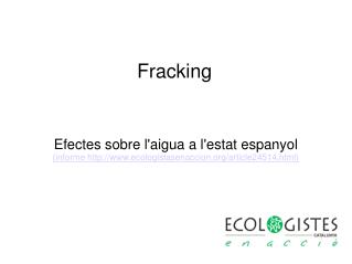 Fracking