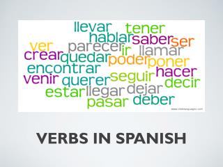 VERBS IN SPANISH