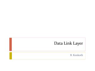 Data Link Layer