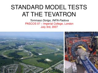 STANDARD MODEL TESTS AT THE TEVATRON