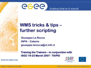 WMS tricks &amp; tips – further scripting